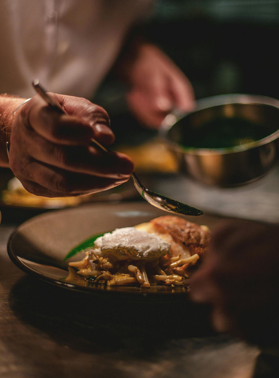 chef preparing food